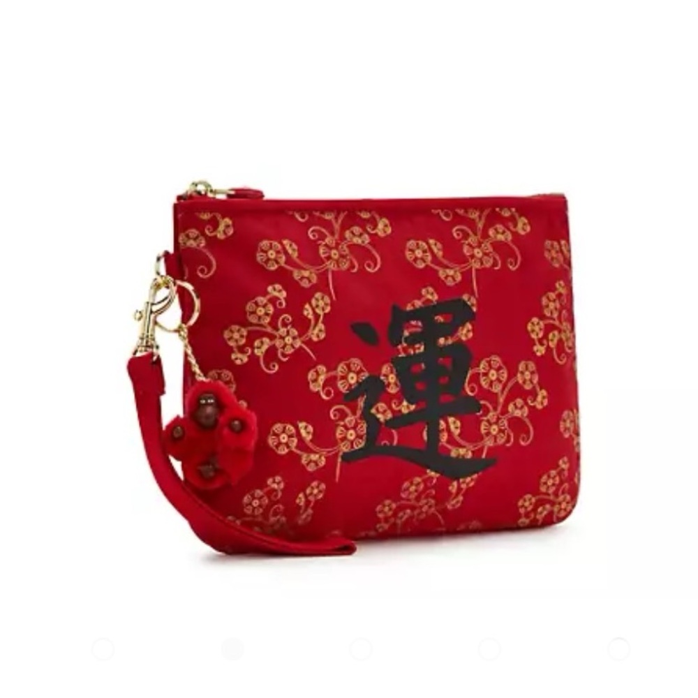 NWT Kipling tango red zap wristlet pouch - Picture 2 of 9